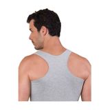 Şahinler Erkek Atlet, Sporcu Kesim, Sırtı Çapraz, Gri Melanj, 3'lü Set