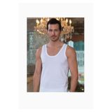 Şahinler Erkek Beyaz Atlet, 6 Adet Set, 2XL Beden