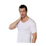 Şahinler Erkek Beyaz Kısa Kollu Bisiklet Yaka Ribana Atlet, 2XL, 6'lı Paket