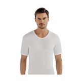 Şahinler Erkek Beyaz Kısa Kollu O Yaka Atlet, 2XL Beden, 8'li Ekonomik Paket