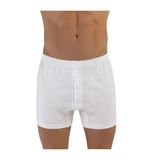 Şahinler Erkek Beyaz Penye 6'lı Boxer, M
