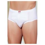 Şahinler Erkek Beyaz Penye Slip Külot, 6'lı Set, S Beden