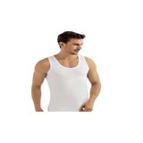 Şahinler Erkek Beyaz%100 Pamuklu Askılı Atlet, 2XL Beden