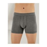 Şahinler Erkek Boxer, Koyu Gri Füme, 2XL Beden, Likralı, 6'lı Paket