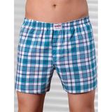 Şahinler Erkek Ekose Boxer Desenli E090