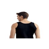 Şahinler Erkek Geniş Askılı Penye Atlet, 6'lı Paket, Siyah, 2XL