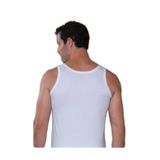 Şahinler Erkek Geniş Askılı Penye Atlet, Beyaz, L Beden, 6'lı Set