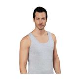 Şahinler Erkek Gri Geniş Askılı Penye Atlet, 3XL Beden