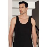 Şahinler Erkek Likralı Modal Atlet, XL, epdym-1956714, Siyah
