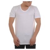Şahinler Erkek Penye Bisiklet Yaka Atlet, Beyaz, 3XL Beden, 5'li Ekonomik Paket