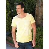 Şahinler Erkek Sarı Baskılı T-Shirt MEP22612