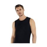 Şahinler Erkek Sıfır Kollu Likralı Süprem Atlet, Siyah, M Beden, 6'lı Ekonomik Paket