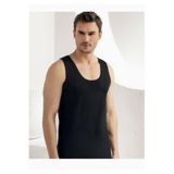 Şahinler Erkek Siyah%100 Pamuklu Penye Atlet, 2XL Beden