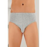 Şahinler Erkek Slip Külot, Gri, 2XL Beden