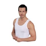 Şahinler Geniş Askılı Ribana Atlet, M, BGPQSY19, Beyaz, Erkek
