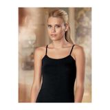 Şahinler İnce Askılı Geniş Yaka Basic Atlet, L/XL, TY4704-17890, Siyah, Kadın