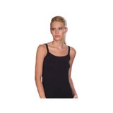Şahinler Kadın Askısı Geniş İp Askı Atlet, Siyah, L/XL Beden