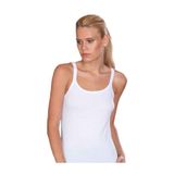 Şahinler Kadın Atlet, Geniş İp Askı, Beyaz, S/M Beden