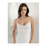 Şahinler Kadın Beyaz İp Askılı Atlet,%92 Pamuk%8 Elastane, L/XL Beden, 4'lü Ekonomik Paket