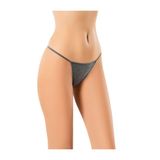 Şahinler Kadın Gri Paket Likralı String 6 Lı Tmb3075-kgr, KOYUGRİ, XL
