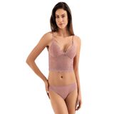 Şahinler Kadın Gül Kurusu Desteksiz Bralet Takımı Mb12800-b, Gül Kurusu, 85B