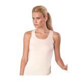 Şahinler Kadın Ribana Biyeli Atlet, Krem, 2XL Beden