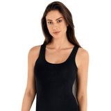 Şahinler Likralı Geniş Askılı Atlet, L/XL, TMB800, Siyah, Kadın