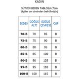 Şahinler M8150-SH Siyah Sütyen