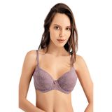 Şahinler MB13200-B Lila Dantel Desteksiz Sütyen