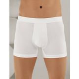 Şahinler ME031 Beyaz Likralı Şahinler Yazılı Torbalı Erkek Boxer