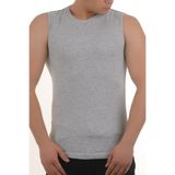 Şahinler Me077 4 Adet Sporcu Bisiklet Yaka Atlet, XL, 21SSHN000051, Gri, Erkek