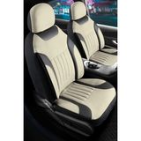 Şahinler Oto Aksesuar Ford Focus 3 Hatchback Tay Tüyü Oto Koltuk Kılıfı Fermuarlı Ön Arka Set Bej Edition