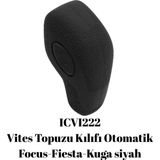 Şahinler Oto Aksesuar Ford Focus Uyumlu Otomatik Silikon Vites Topuzu Kılıfı Siyah Şhn