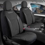 Şahinler Oto Aksesuar Kia Pro Ceed Tay Tüyü Oto Koltuk Kılıfı Fermuarlı Ön Arka Set Siyah Edition