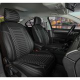 Şahinler Oto Aksesuar Seat Leon Reference Deri Oto Koltuk Kılıfı Ön Arka Takım Siyah Exclusıve Model Şhn