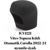 Şahinler Oto Aksesuar Toyota Corolla 2022 - 2024 Uyumlu Otomatik Silikon Vites Topuzu Kılıfı Siyah Şhn