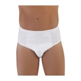 Şahinler Penye Erkek Slip Külot,%100 Pamuklu, Beyaz, 4'lü Set, S Beden