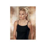 Şahinler Ribana Saten Ip Askılı Kadın Atlet, XL, B001, Siyah