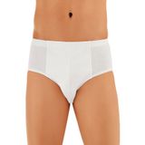 Şahinler%100 Pamuk Erkek Slip Külotu, Beyaz, M Beden