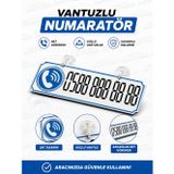ŞAHİNLEROTOAKSESUAR Renault 19 Europa Uyumlu Dekor Plakalı Numaratör Mavi 20,5 X 7,5 ŞHN