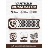 ŞAHİNLEROTOAKSESUAR Renault 19 Europa Uyumlu Dekor Plakalı Numaratör Siyah 20,5 X 7,5 ŞHN