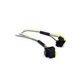 SAHLAN 2 Adet H4 Ampul Duyu Atom Far Fişi 1.5mm Kablolu Soket