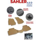 Sahler C218 2011-2018 Uyumlu Sahler Araca Özel Bej 4.5d Havuzlu Oto Paspas - Siyah