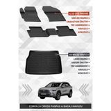 Sahler Corolla Cross 2022+ Uyumlu 4.5d Premium Havuzlu Oto Paspas ve Liner Marka 3D Bagaj Havuzu - Corolla Cross - Siyah