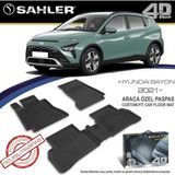 Sahler Hyundai Bayon 2021+ 4,5D Havuzlu Paspas - Siyah