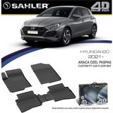 Sahler Hyundai İ20 2021-2025 Uyumlu 4.5D Premium Havuzlu Paspas- İ20 - Siyah