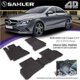 Sahler Mercedes CLA Coupe 2013-2018 Uyumlu 4.5D Premium Havuzlu Paspas- C117 - Siyah