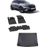 Sahler Renault Austural Havuzlu Paspas ve Bagaj Havuzu Etek Mild Austral Paspas - Siyah
