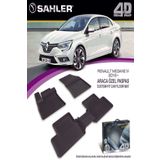 Sahler Renault Megane 4 2016 Ve Sonrasi 4.5D Havuzlu Paspas Siyah