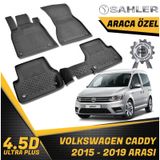 Sahler Volkswagen Caddy 2015-2019 4.5D Havuzlu Paspas